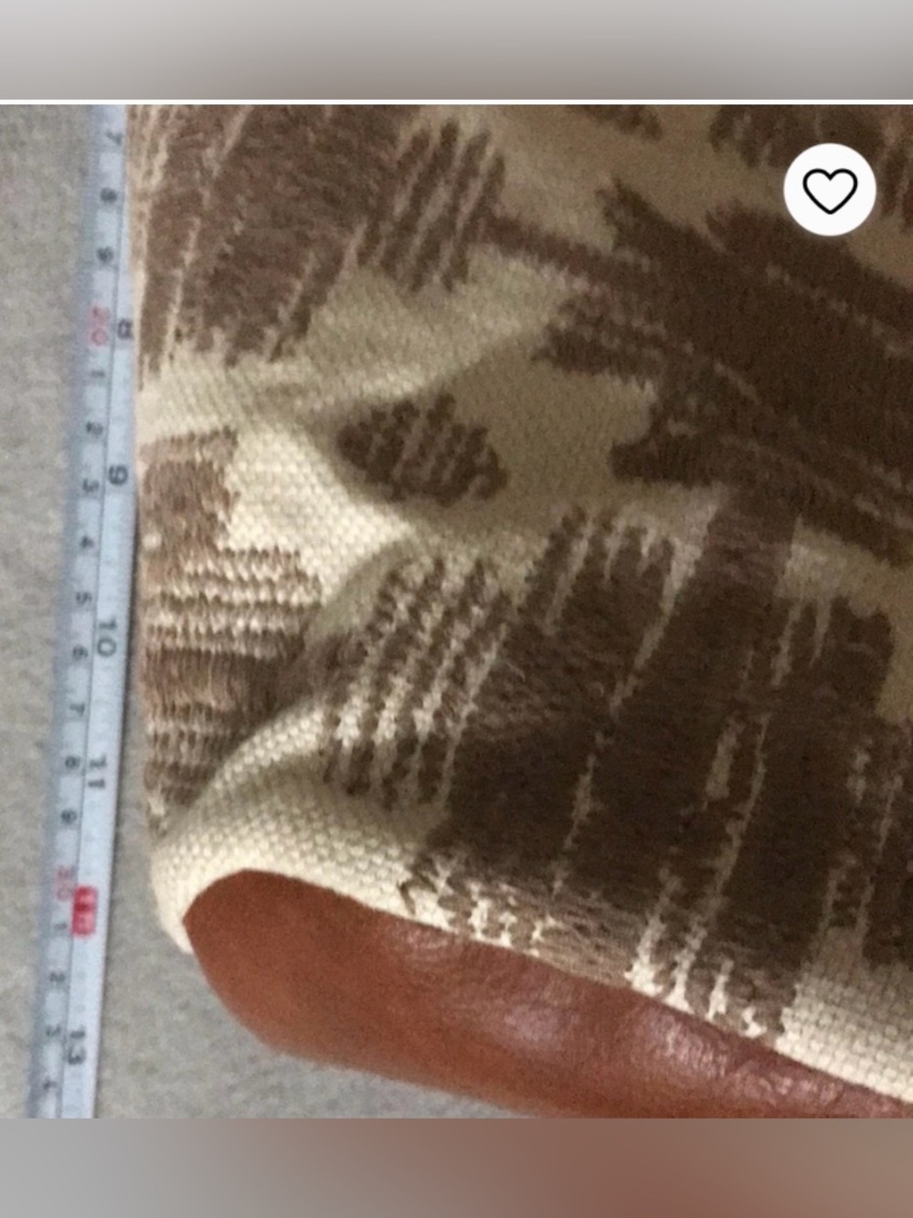 Lucky Brand Hobo Leather and Canvas Tote  | EUC | OS - Picture 11 of 12